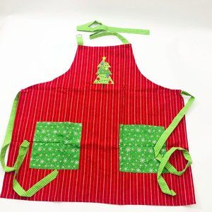 NWT Park Designs Homemade Holiday Apron Christmas Tree with Buttons